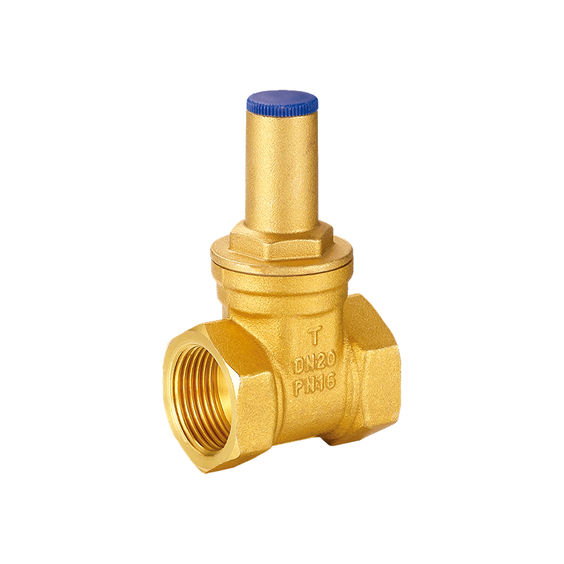 YH-102 Mechanical Lackable Brass Gate Valve